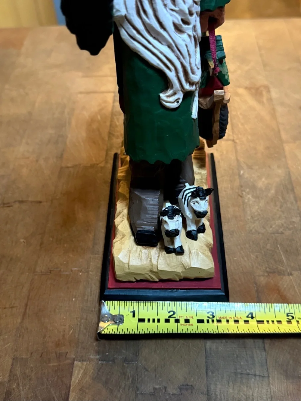 David Frykman Noah’s Ark Santa carved figurine vintage 1997 DF 1412
